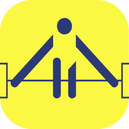 Gewichtheben_gelb.png Logo
