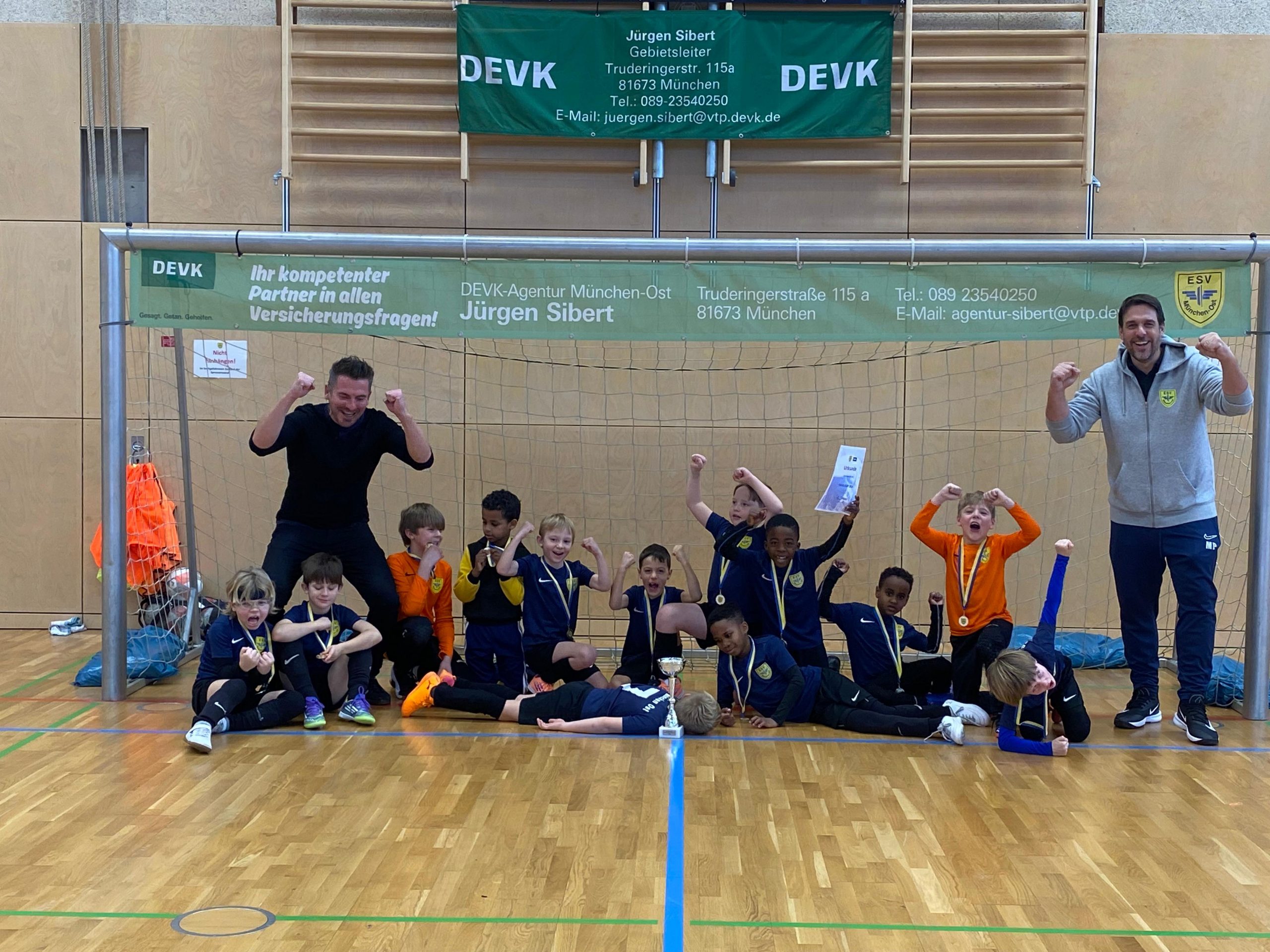 ESV-U8 gewinnt DEVK-Cup und Aicher-Cup