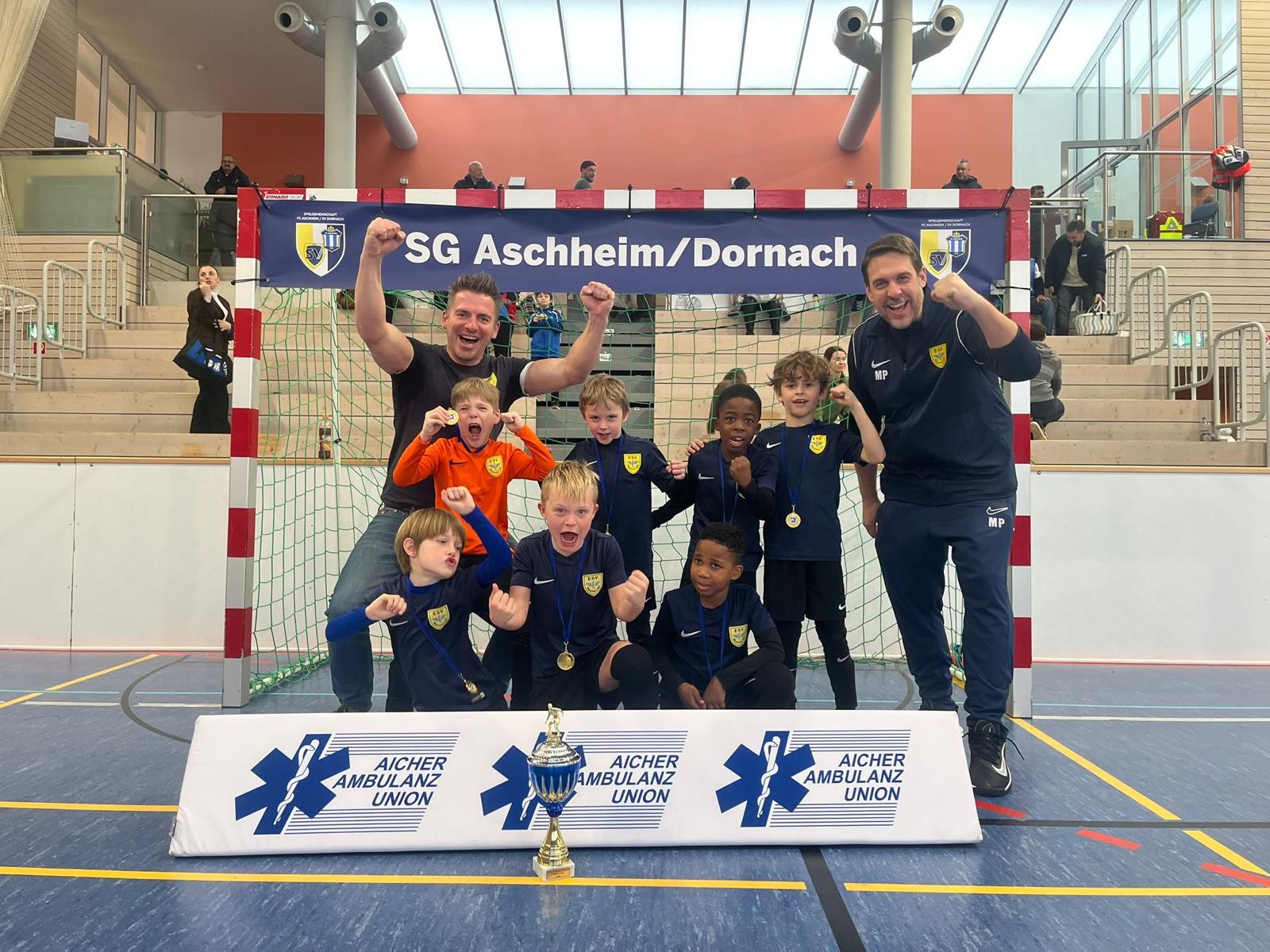 Turniersieger U8 bei SG Asdchheim Dornach
